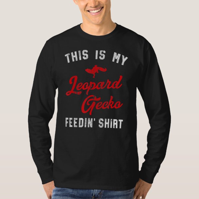 Camiseta This Is My Leopard Gecko Feedin Retro Women's Liza (Anverso)