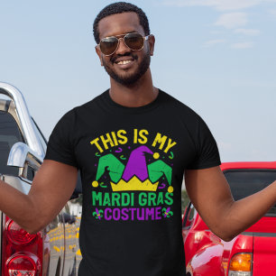 Camiseta This is my Mardi Gras Costume, Funny Mardi Gras