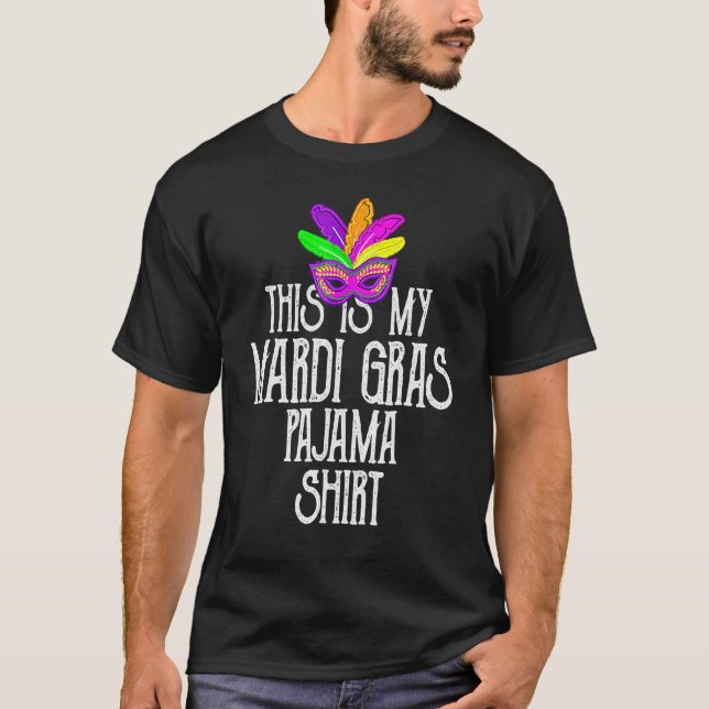 Camiseta This Is My Mardi Gras Costume Shirt Carnaval Party (Anverso)