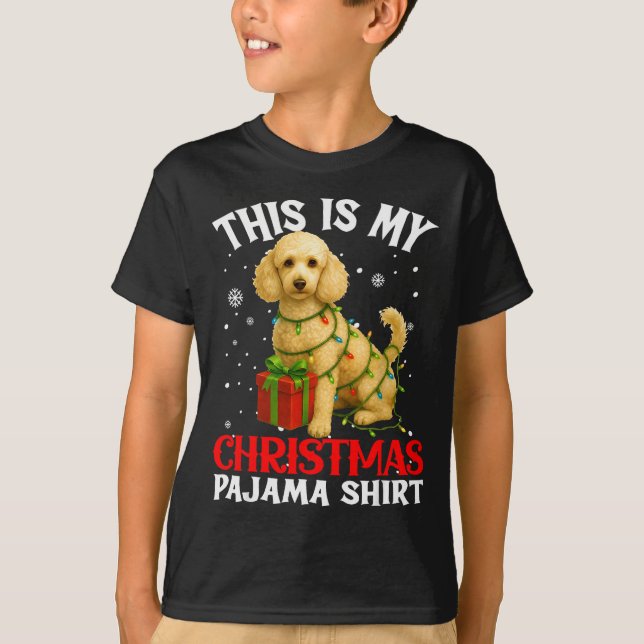 Camiseta This Is My Odle Christmas Pajama Shirt Xmas Pet Do (Anverso)