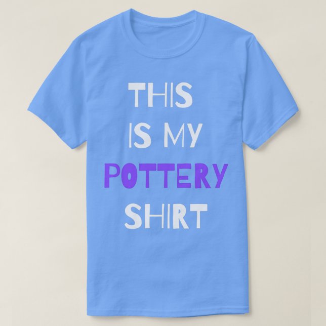Camiseta This is my pottery shirt Classic TShirt (Diseño del anverso)