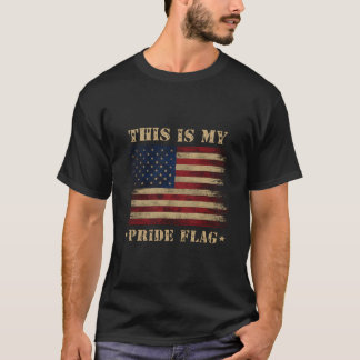 Camiseta This Is My Pride Flag American Usa 4Th Of July