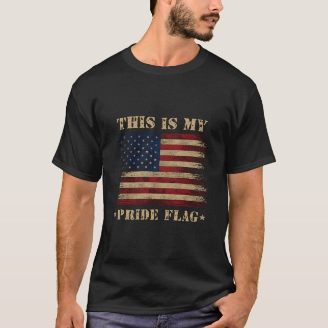 Camiseta This Is My Pride Flag American Usa 4Th Of July (Anverso)
