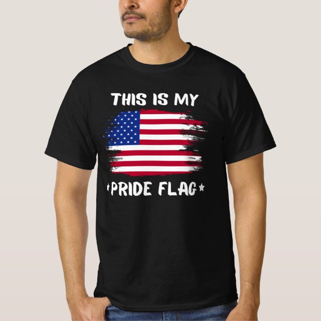 Camiseta This Is My Pride Flag | USA American 4th Of July P (Anverso)