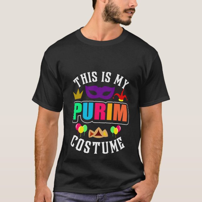 Camiseta This Is My Purim Costume  Jewish Happy Purim (Anverso)