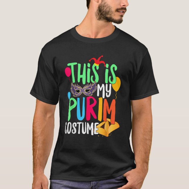 Camiseta This Is My Purim Costume Jewish Happy Purim Hamant (Anverso)