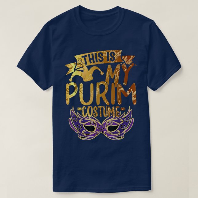 Camiseta This Is My Purim Costume Jewish Happy Purim Holida (Diseño del anverso)