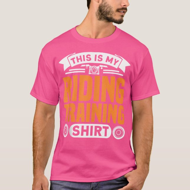Camiseta This Is My Riding Training Motorbike Biker (Anverso)