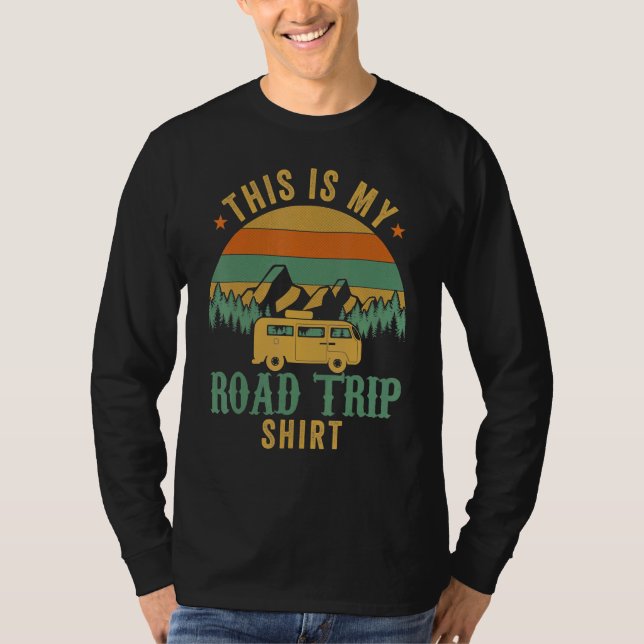 Camiseta This Is My Road Trip RV Camper Travel Family Vacat (Anverso)