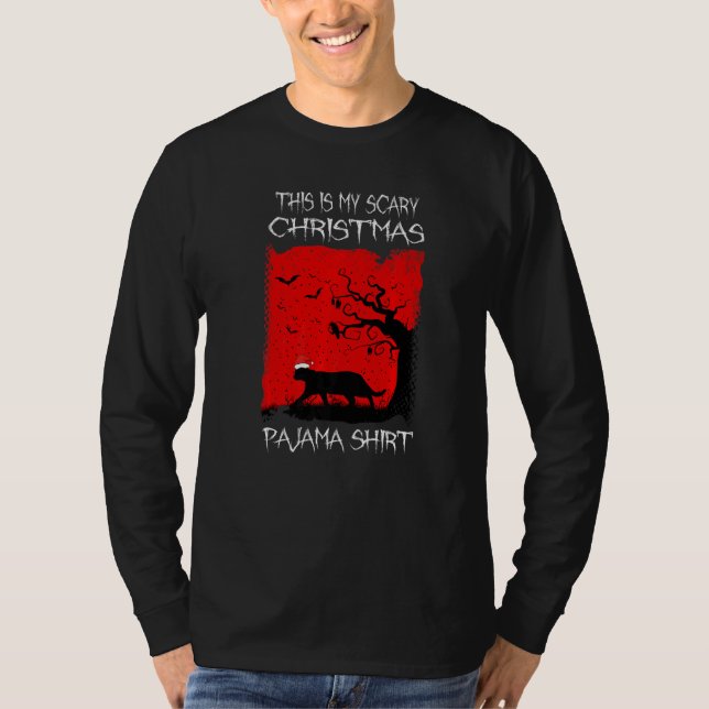 Camiseta This Is My Scary Christmas Pajama  1 (Anverso)