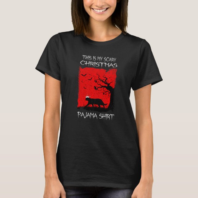 Camiseta This Is My Scary Christmas Pajama  1 (Anverso)