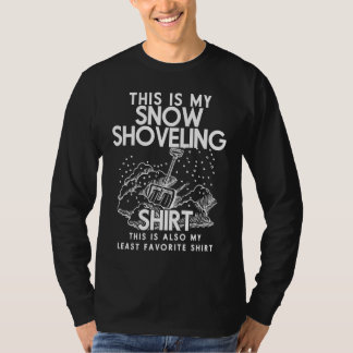 Camiseta This Is My Snow Shoveling  Funny Snow Removal