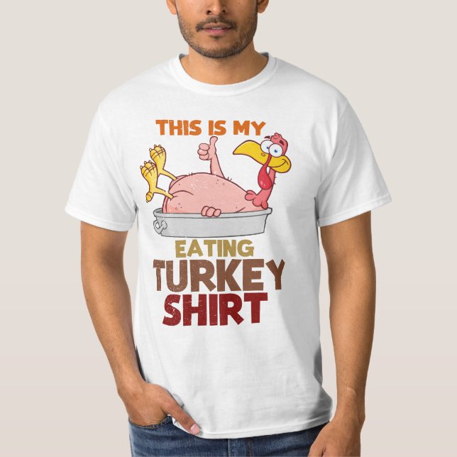 Camiseta This Is My Turkey Eating Shirt – Funny Thanksgivin (Anverso)