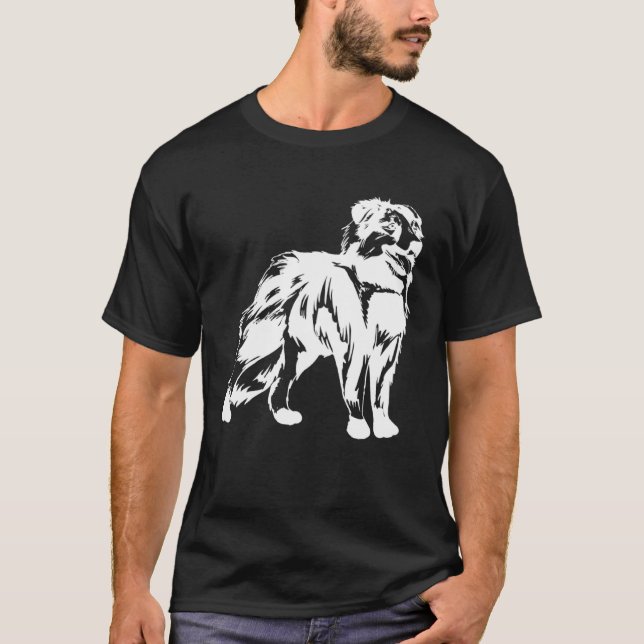 Camiseta This Is No Dogs Hair The Australian Shepherd  For  (Anverso)