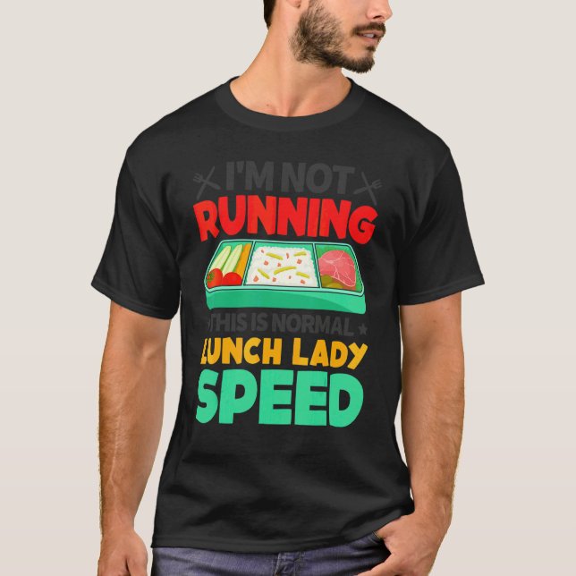 Camiseta This Is Normal Lunch Lady Back to School Retro App (Anverso)