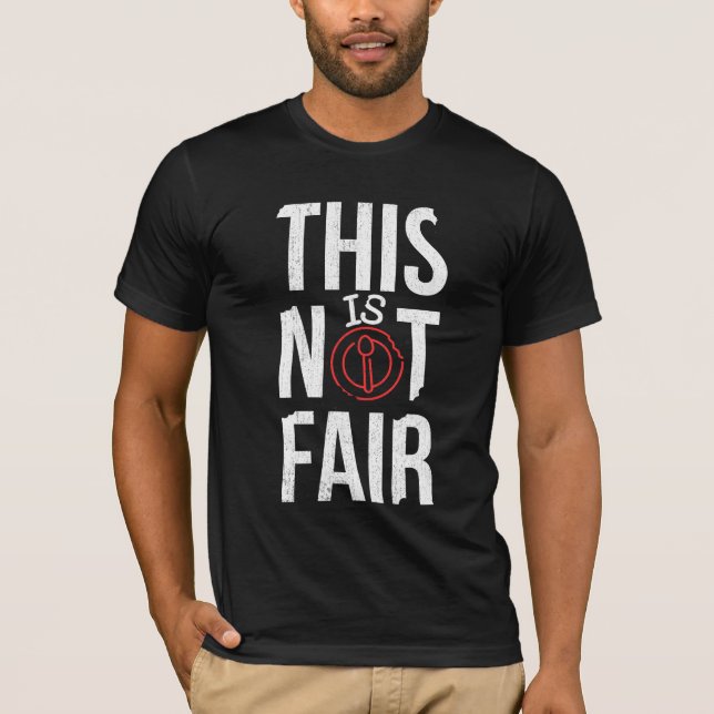 Camiseta This is not fair-Helping Hands: Unity & Support (Anverso)