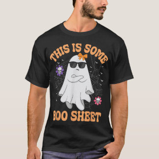 Camiseta This Is Some Boo Sheet Angry Ghost Halloween Men