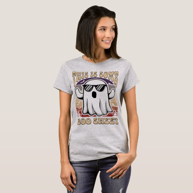 Camiseta This Is Some Boo Sheet Cool Ghost Halloween (Anverso completo)