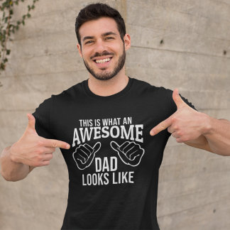Camiseta This is What an Awesome Dad Looks Like Funny Dad