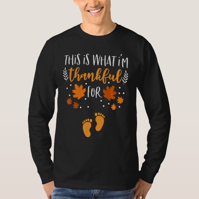 Camiseta This is What I'm Thankful for Thanksgiving Fall Pr (Anverso)
