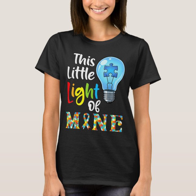Camiseta This Little Light Of Mine Autism Awareness Support (Anverso)