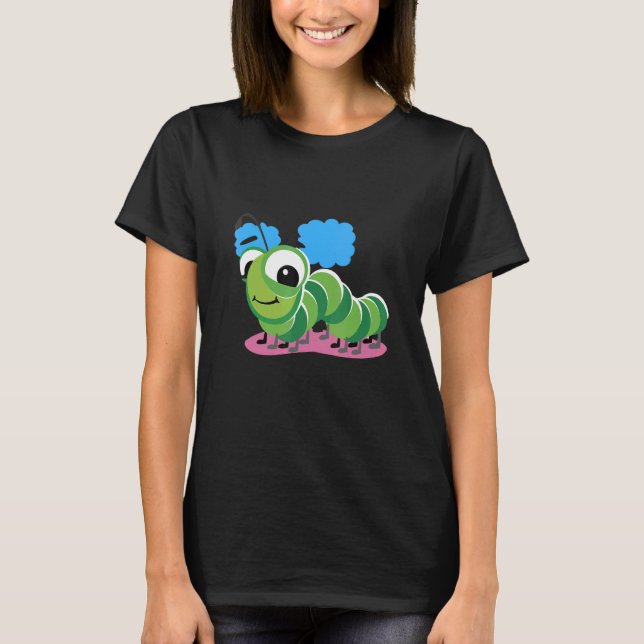 Camiseta This Looks Like a Very Hungry Caterpillar Kids (Anverso)