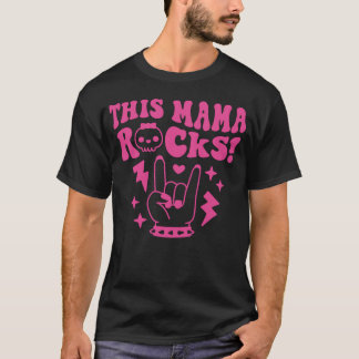 Camiseta This Mama Rocks Rock And Roll Mom gift