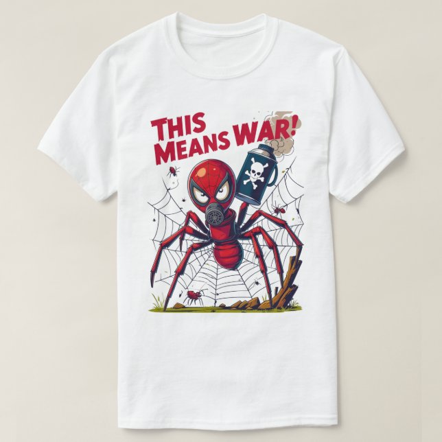 Camiseta This Means War! – Spider’s Revenge (Diseño del anverso)
