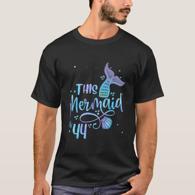Camiseta This Mermaid Is 44 44Th Mother Mermaids (Anverso)
