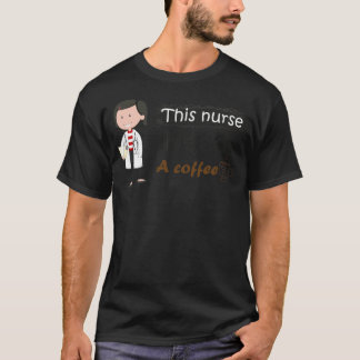 Camiseta this nurse needs coffee coffee junkie camping