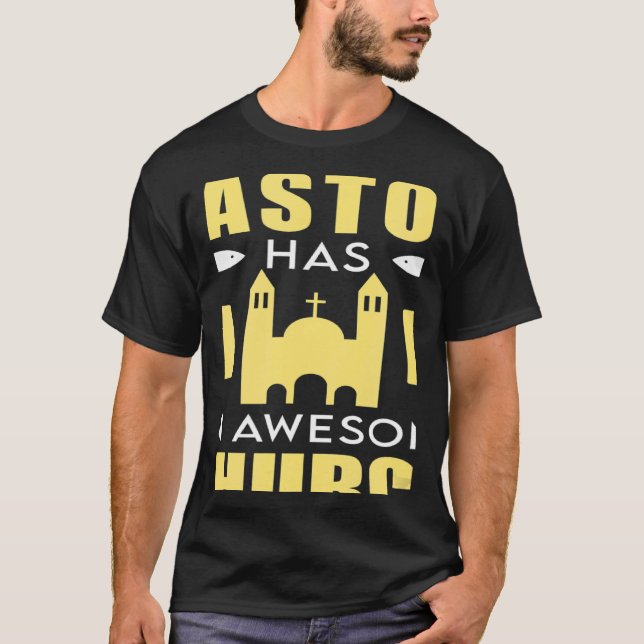 Camiseta This Pastor Has An Awesome Church Clergy Appreciat (Anverso)