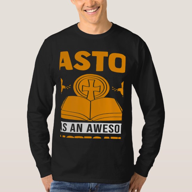 Camiseta This Pastor Has An Awesome Congregation Pastor App (Anverso)