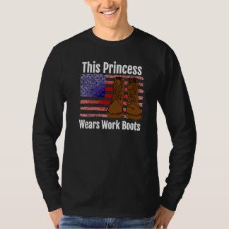 Camiseta This Princess Wears Work Boots Premium