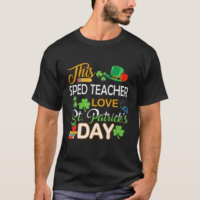 Camiseta This SPED Teacher Love St Patrick's Day Shenanigan (Anverso)