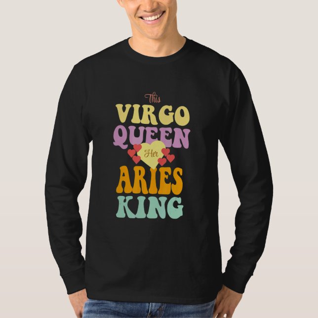 CAMISETA THIS VIRGO QUEEN LOVES HER ARIES KING (Anverso)
