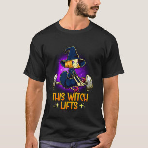 Camiseta This Witch Lifts Funny Halloween Barbell Fitness G