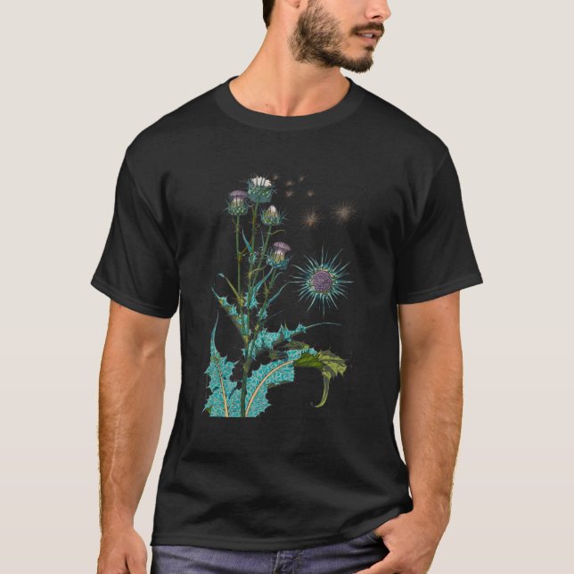 Camiseta Thistle Flower Scotland Love Scottish Thistle (Anverso)