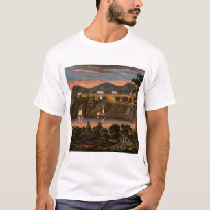 Camiseta Thomas Chambers View of Hudson River at West