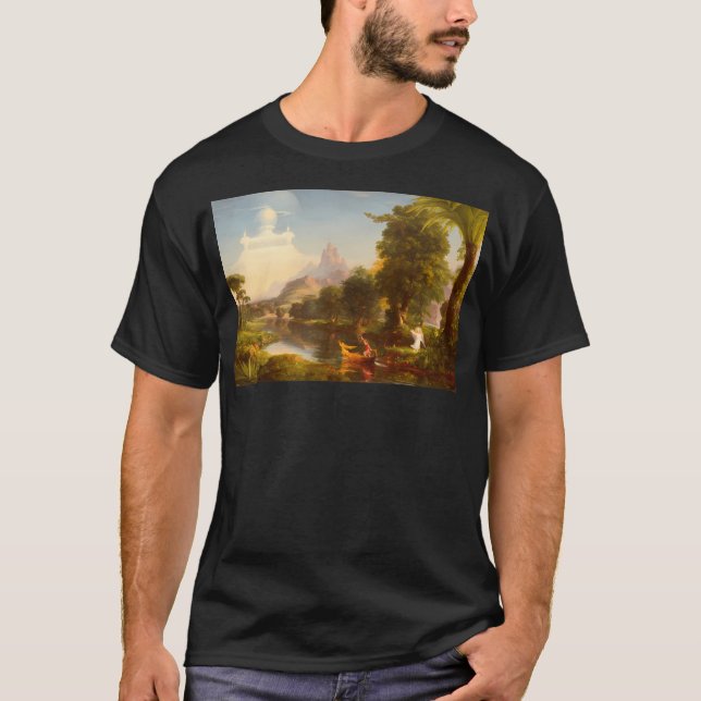 Camiseta Thomas Cole - El Viaje De La Juventud Vida (Anverso)