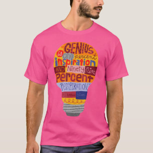 Camiseta Thomas Edison Genius Lightbulb It'S Lit