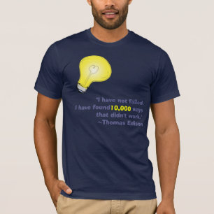Camiseta Thomas Edison no falló