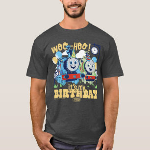 Camiseta Thomas Friendshomas y Percy Es Mi Cumpleaños WooH