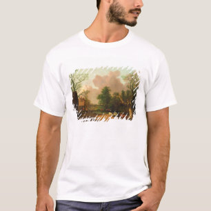 Camiseta Thomas Gainsborough el   un paisaje con las