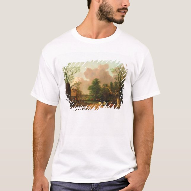 Camiseta Thomas Gainsborough el | un paisaje con las (Anverso)
