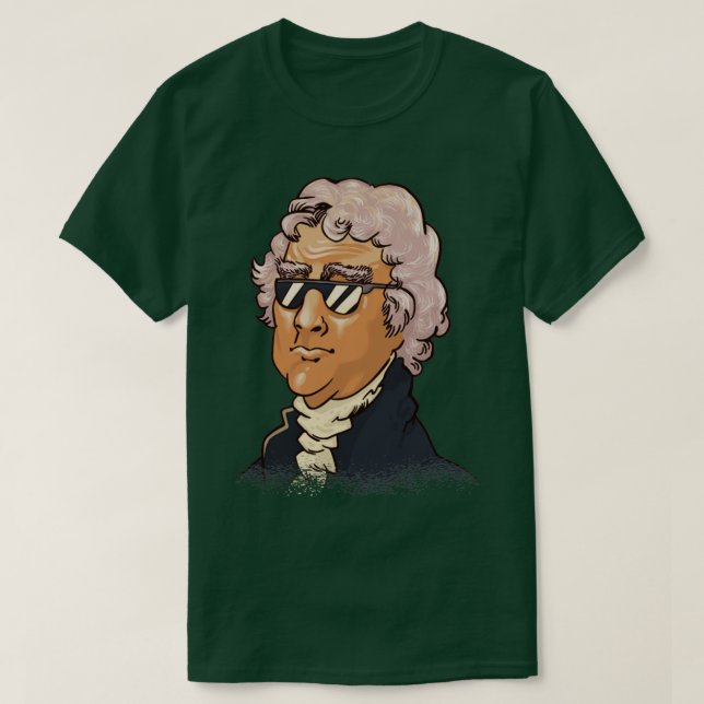 Camiseta Thomas Jefferson (Diseño del anverso)