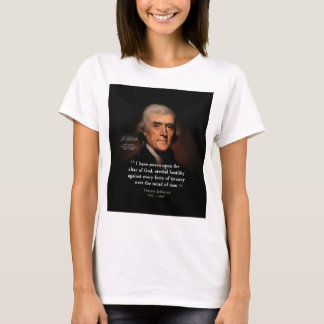 Camiseta Thomas Jefferson de Rembrandt - altar de la cita