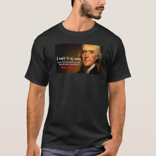 Camiseta Thomas Jefferson Dios teme a los primeros tiempos