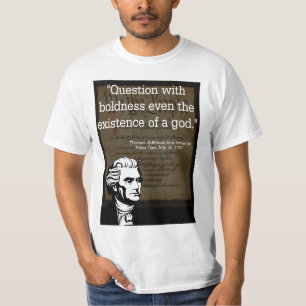 Camiseta Thomas Jefferson en la religión en el gobierno