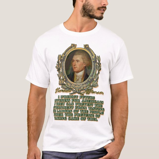Camiseta Thomas Jefferson en trabajos perdidos (Anverso)
