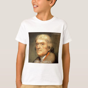 Camiseta Thomas Jefferson "Honestidad" Wisdom Cita Regalos